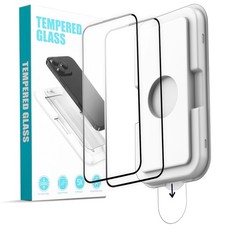 2 Pack Tempered Glass For iPhone 17 Pro Max Screen Protector Easy Installation