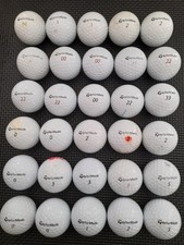 30 TaylorMade Mixed Model Golf Balls, Grade: B/C+