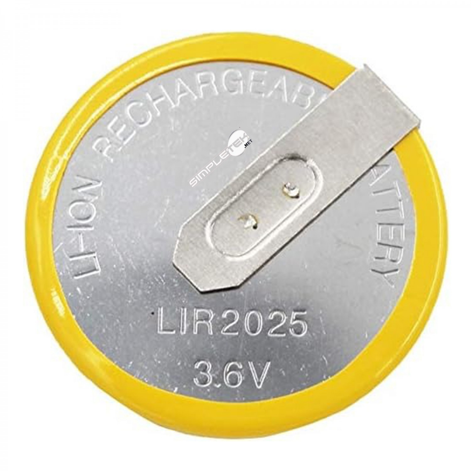 LIR2025 BATTERIA 3,6V BOTTONE PILA DA SALDARE 180° COMPATIBILE CON BMW