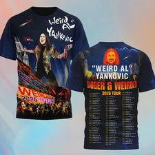 Weird Al Yankovic Bigger And Weirder 2026 Tour Shirt Unisex Full Size