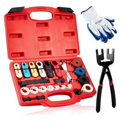28 In 1 Master Quick Disconnect Tool Kit for AC Fuel Line & Transmission Systems