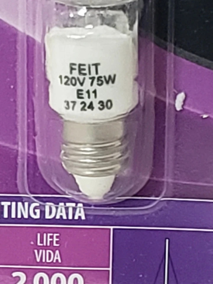Feit Electric 75 Watt E11 120V Mini Candelabra Light Bulb - Image 2 of 4