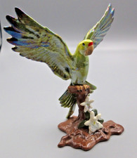 RARE HTF  Hagen Renaker Specialty Parrot on Branch - Stunning!