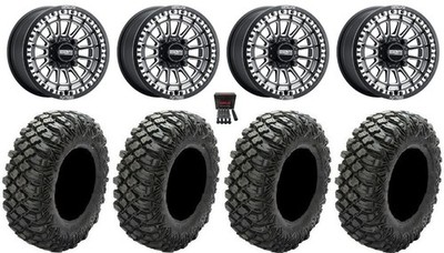 Metal FX Delta Bdlk CC 15'' Wheels Bk 30'' Crawler XR Tires Pioneer 1K / Talon