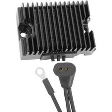 Drag Specialties 2112-0781 Black Solid-State Regulator for 76-80 Shovelhead