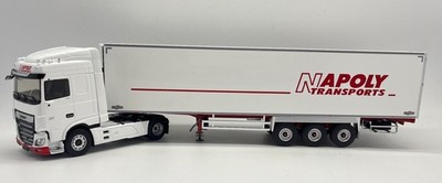 ELIGOR, DAF XF MY17 Space CAB 4x2 mit Anhänger Chereau 3 Achsen - NAPOLY Tran...