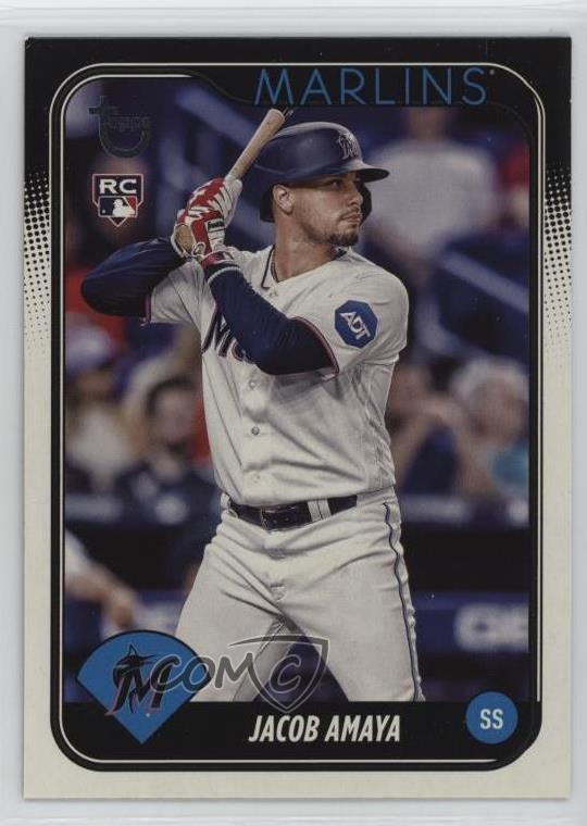 2024 Topps Series 1 Vintage Stock 13/99 Jacob Amaya #144 Rookie RC p8v