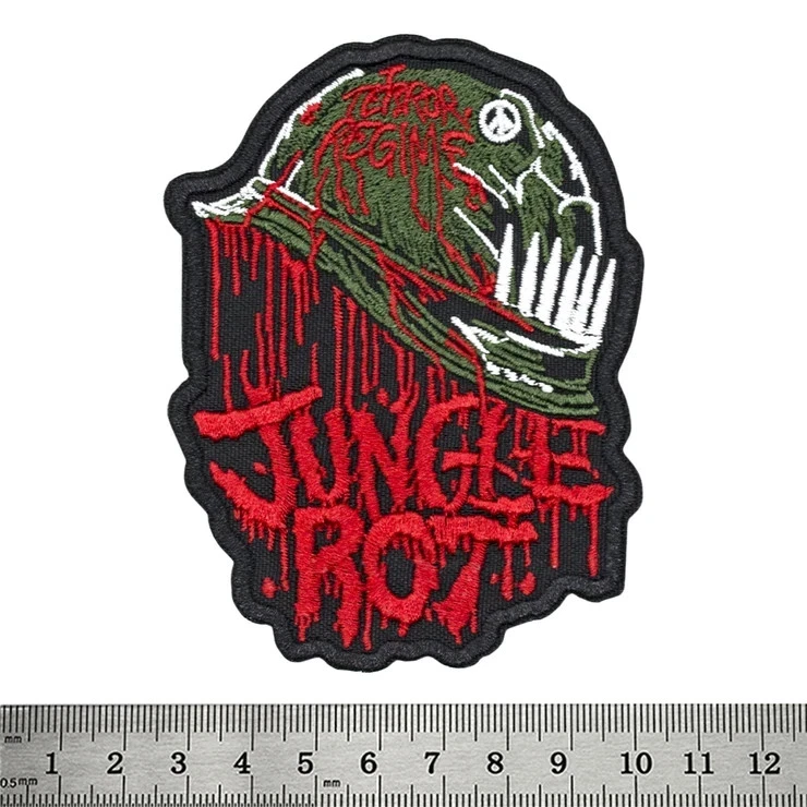 Death Band Logo Large Embroidered Sew-On Back Patch for Jacket Vest