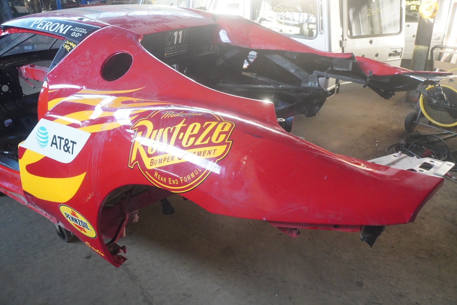 Ferrari 296 Challenge Rear Left Quarter panel P/N 0000317734