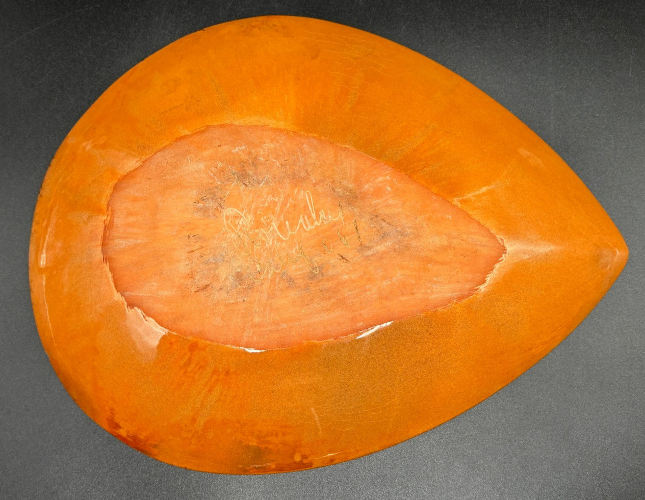 MCM Vintage 2 EDMUND RONAKY WORRY BIRDS DISHES Jaru California 1950s Large