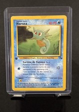 first edition horsea pokemon card Misty's 1st Weakness Lightning 2 Artist 2000 Nintendo Pokemon Gym Challenge