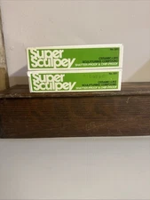 SUPER SCULPEY~ Ceramic-Like Sculpturing Compound ~ PolyForm Polymer SS1 ~ 2 NIB