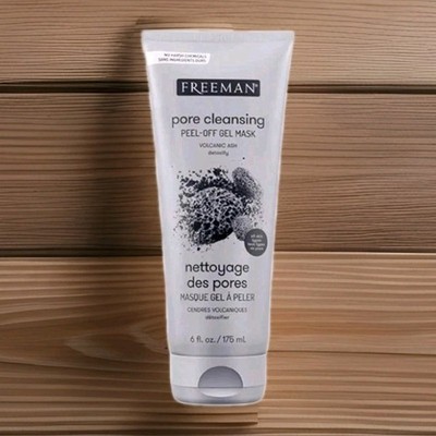 (2) Freeman for MEN Pore Cleansing Peel-Off Gel Mask with Volcanic Ash