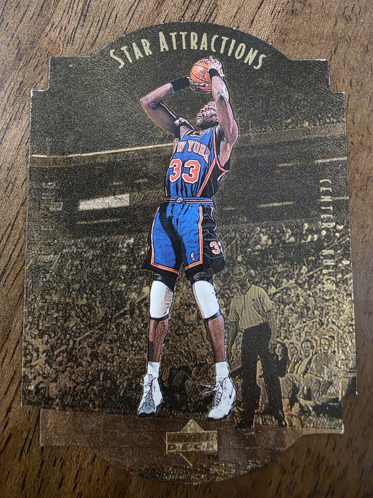 Patrick Ewing 1997-98 Upper Deck Collector's Choice #SA10 Star Attractions Gold