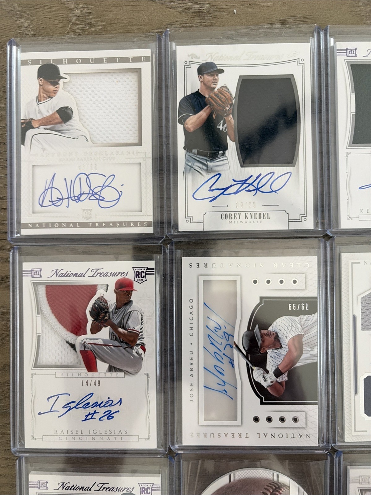 National Treasures Baseball Lot (15) 2014-2020 #/99 /49 GU Auto Relic RCs view 2