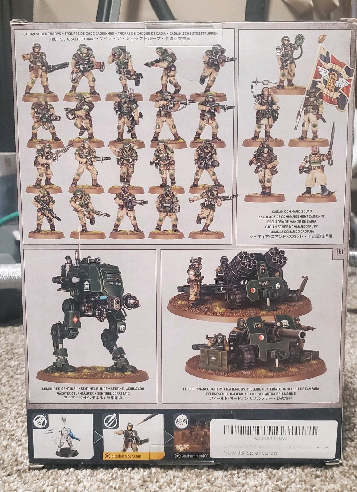 Lot Figurines Warhammer 40K – Astra Militarum Valhalla (OOP) – Occasion
