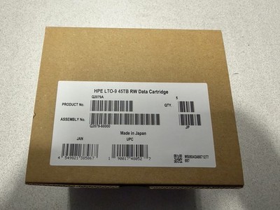 HP / HPE LTO9 Tape Cartridge (5Pack) #Q2079A Ultrium 45TB - NEVER USED