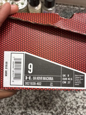 Under Armour UA HOVR Machina Running Shoes, Blue, US Size 9