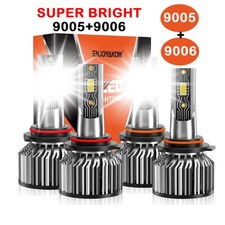 For Chevy Silverado 1500 1999-2006 6500K Combo LED Headlight Bulbs Hi Low Beam