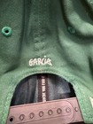Jerry Garcia Green hat with hand print on front  & side Garcia signature on back — photo 5