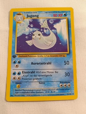 Pokémon Base Set 1st Edition Jugong 25/102 Ger