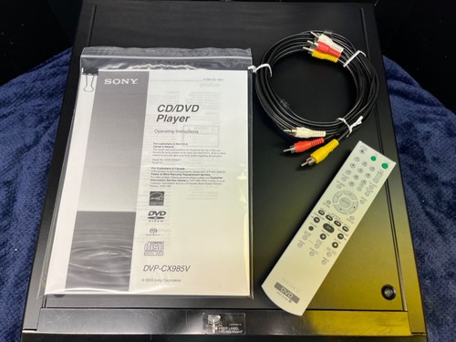 _-GUARANTEED REFURB-_ Sony DVP-CX985V 400 CD/DVD Compact Changer/Player - Picture 5 of 10