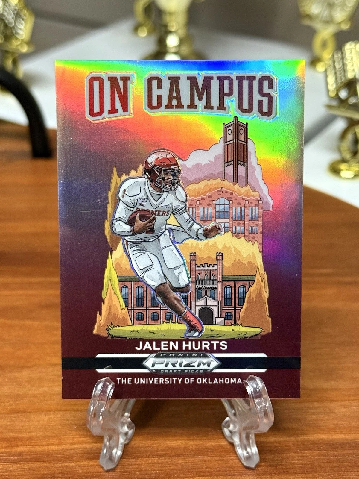 2023 Panini Prizm Draft Picks On Campus #13 Jalen Hurts Sooners CASE HIT🔥