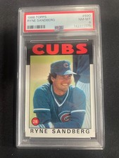1986 Topps Ryne Sandberg Chicago Cubs #690 PSA 8 NM-MT HALL OF FAME