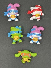 Hello Kitty Teenage Mutant Ninja Turtles McDonald s Sanrio Toys Lot of 5