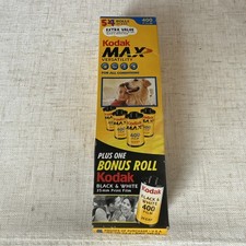 Kodak Max Versatility KODACOLOR 400 24 Exposure 35mm Film  B/W Roll 5 Pack NOS