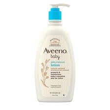AVEENO BABY Daily Moisture Moisturizing Lotion for Delicate Skin with Natural...