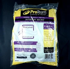 ProTeam 6 qt/6.6 L Micro Filter Bags 10 Pack, Model #107314 - NEW
