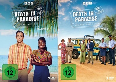 6 DVDs * DEATH IN PARADISE - STAFFEL / SEASON  13 + 14 IM SET# NEU OVP &