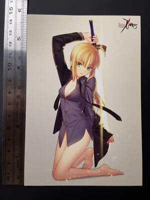 Saber Artoria Pendragon 01 Fate / Zero Post Card Postcard Nitro