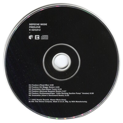 DEPECHE MODE Freelove - EP CD Flood Mix ZENSTATION Atom's