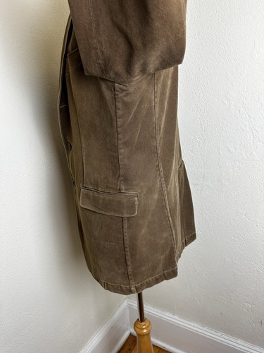 Massimo Dutti Extrafine Brown Cotton Corduroy Blazer Sport Jacket Sz 50/40 46 C - Picture 8 of 13