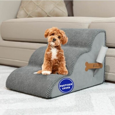 Foam Dog Dog Steps For Sofa Foam Pet Stairs For Bed, Couch Or