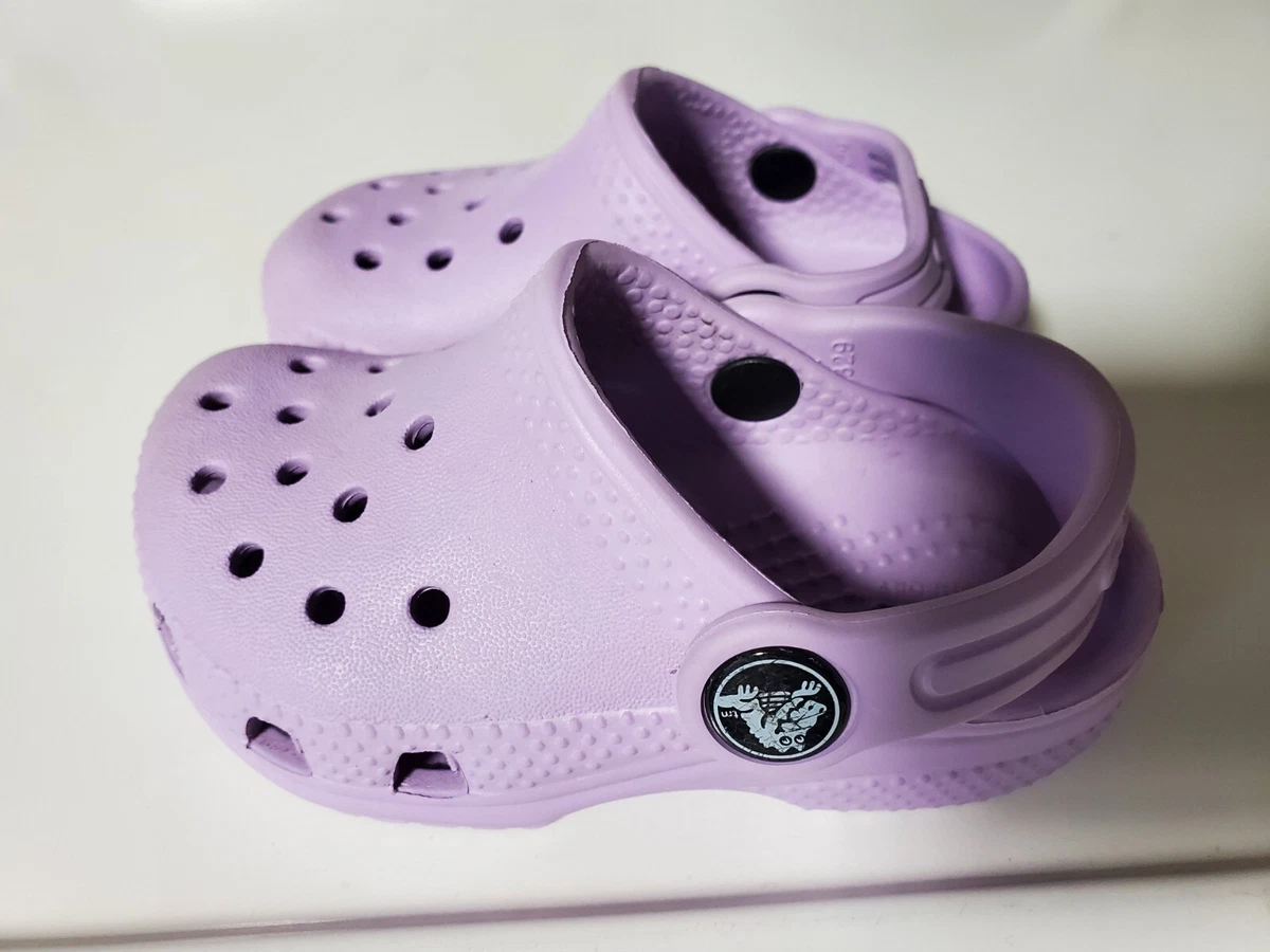 Crocs Toddler Classic Clog 206990 530 Lavender eBay