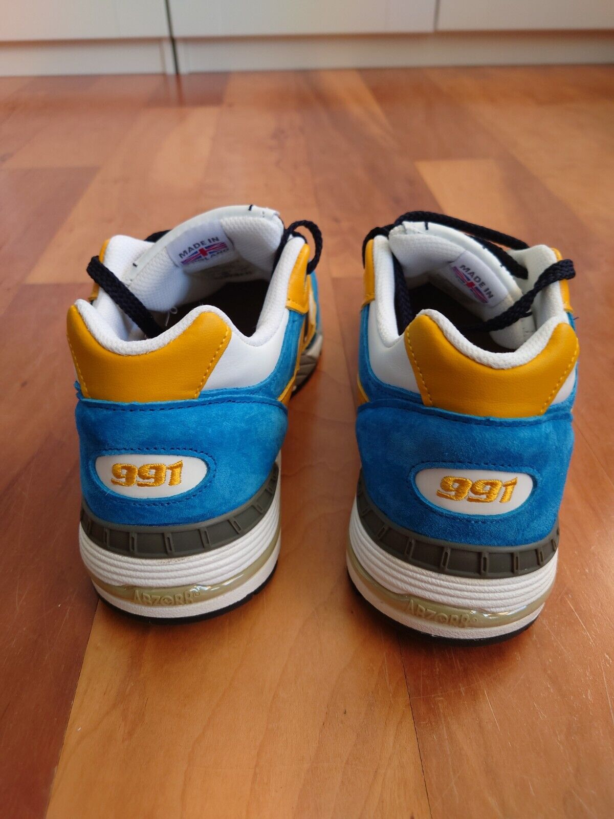 Size 9.5 - New Balance 991 x Sneakersnstuff Blue … - image 5