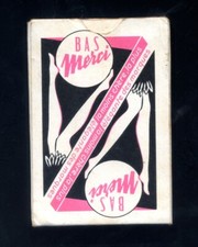 Ancien Jeu de Cartes Publicitaires BAS MERCI avec boitier d'origine / incomplet