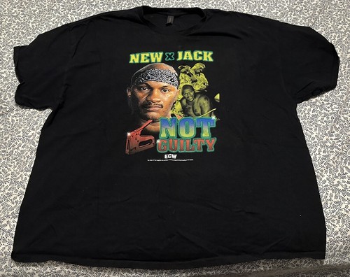 New Jack shirt ECW Heyman RVD Sabu Dudley Boyz bWo Sandman Raven Rhino Tajiri