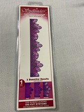 Spellbinders Borderabilities Grand 12" WISTERIA BORDER cut emboss stencil
