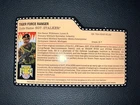2015 GI JOE Joecon Convention Exclusive Tiger Force SGT. STALKER FILE CARD ONLY