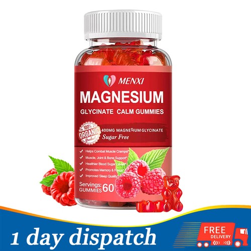 Magnesium Glycinate Gummies High Strength 600mg Stress & Anxiety Relief