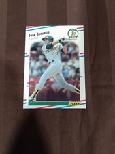 1988 Fleer Oakland Athletics Baseball Card #276 Jose Canseco