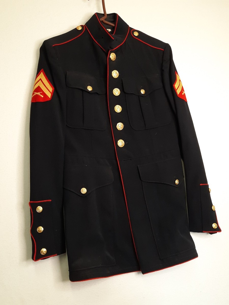 その他 50s USMC dress jaket USMC Marine Corps Dress Alpha Jacket Service Coat Belt