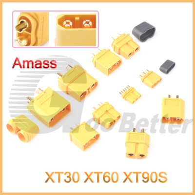 AMASS XT30 XT60 XT90S Stecker Male Female für RC Akku Lipo Stecker Buchse