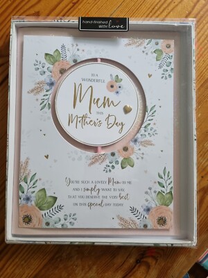 Handpainted Mothers Day Card / Happy Mothers Day Card / Mothers