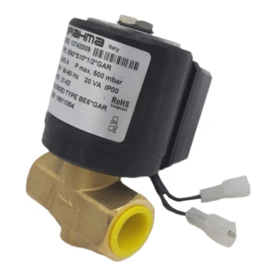 BRAHMA ELETTROVALVOLA VALVOLA GAS 1/2 220V 13742009 18811054 E6G*S10*1/2*GAR
