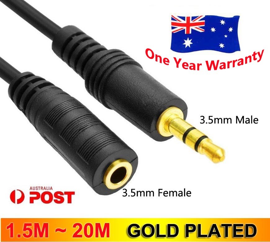 3.5mm Stereo AUX Audio Extension Cable For Sony Xperia Huawe